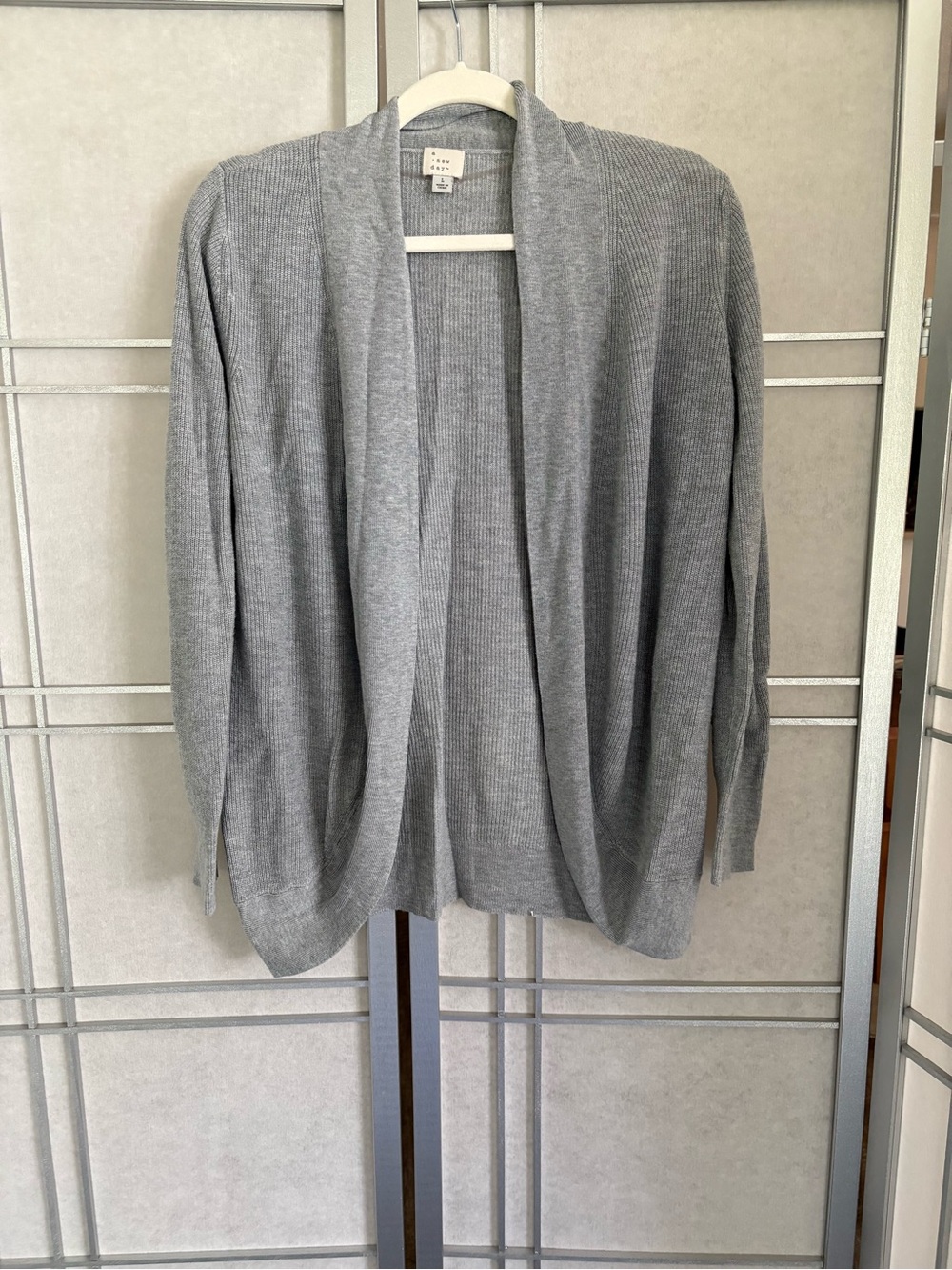 A new day grey cardigan